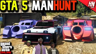 GTA 5 ManHunt! 2 VIGILANTES VS Penaud La Coureuse! ft. @gtanpc @twingoplaysgames​