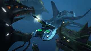 Killing Leviathans with a tank in Subnautica