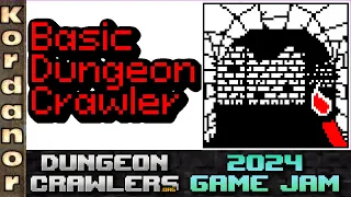 Basic Dungeon Crawler - Playing Dungeoncrawler GameJam 2024 Submissions