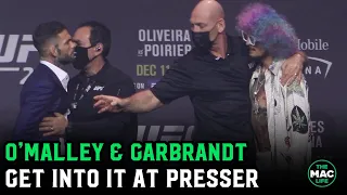 Sean O'Malley and Cody Garbrandt get separated at UFC 269 Press Conference