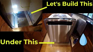 KitchenAid Dishwasher Leak - Building & Installing a Custom Drip Pan to Prevent Future Damage