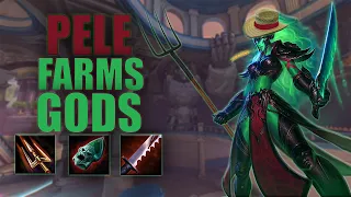 YOU WILL FARM GODS WITH THIS PELE BUILD || Pele Jungle Smite (Conquest Gameplay}