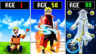 Surviving 99 Years as Naruto in GTA 5 RP