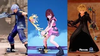 Kingdom Hearts 3 Re Mind - All Playable Characters Boss Fights