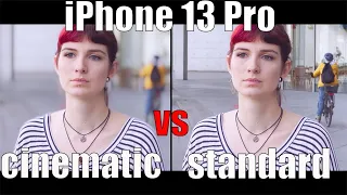 Comparison: iPhone 13 Pro Cinematic Mode vs Standard + 240fps Slowmotion