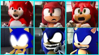 Sonic The Hedgehog Movie FIRE RED SONIC vs DING DONG HIDE AND SEEK Uh Meow All Designs Compilation