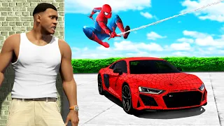 Wir klauen SPIDERMANS SPORTWAGEN in GTA 5!!