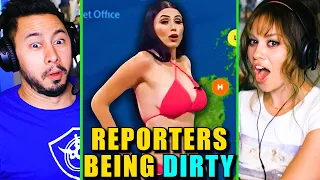 Reporters Being Dirty Minded for 10 Minutes Straight - REACTION!