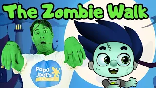 The Zombie Walk | Spooky Baby Zombie Songs by Papa Joel's English