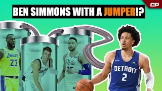 He's Ben Simmons...WITH A JUMP SHOT | Clutch #Shorts