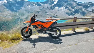 KTM 690 SMC R 2023 ONBOARD vs HUSQVARNA 701 SUPERMOTO vs APRILIA SXV 550