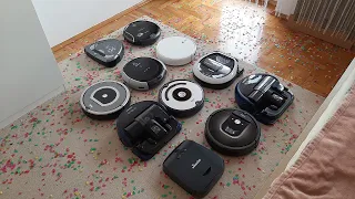 RoboVac Party#6: Roomba, Samsung, Xiaomi, Electrolux, Vileda | mix of colorful streamers! 🎁🎉🎉🎉🥳