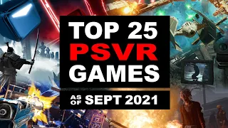 Top 25 PlayStation VR Games | September 2021