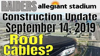 Las Vegas Raiders Allegiant Stadium Construction Update 09 14 2019