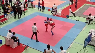 wako National kickboxing kick light fight Kolkata. player name harsh kaushik village banswada