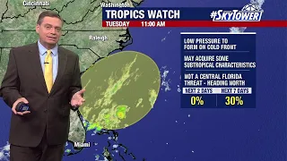 Subtropical system may develop off Florida