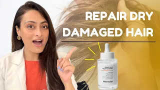 Repair dry damaged hair | Minimalist | Maleic bond repair complex | Dermatologist