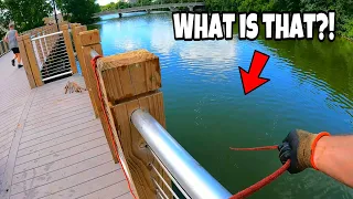 What’s Hidden DEEP Underwater At The Bottom Of The River? (Magnet Fishing)