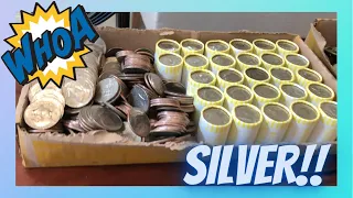 Surprise Box LOADED With SILVER Half Dollars!