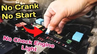 Car Doesn't Start - No Crank, No Sound - Simple Trick to Start the Car| No Crank, No Start Diagnosis