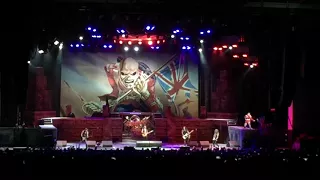 Iron Maiden “The Trooper” LIVE at PNC Music Pavilion - Charlotte, NC - 06/09/2017