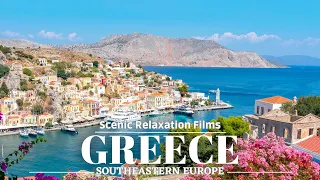 Greece 4K Ultra HD - Scenic Relaxation Film with Calming Music