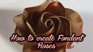 DIY How to Create Fondant Roses Step by Step