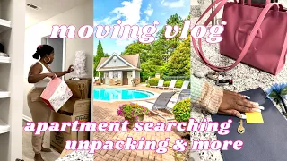 Living alone diaries: Moving Vlog | Apartment searching | empty apt tour | unpacking & more