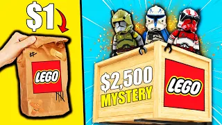 $1 vs $2,500 LEGO Mystery Box...