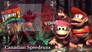The Hardest Donkey Kong Country 2 - Canadian Speedrunner Showcase - GDQ Hotfix Speedruns