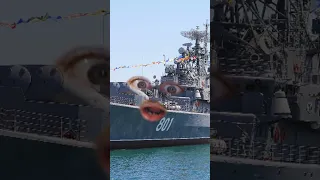 Russian Navy Black Sea Fleet HQ on fire