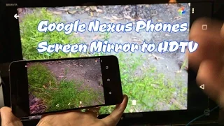 Google Nexus: How to Screen Mirror (Connect) to HDTV | Netflix, Hulu, YouTube, Photos, Videos