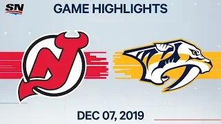 NHL Highlights | Devils vs Predators – Dec. 7, 2019