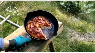 Земляна піч та похідна піца DIY primitive oven