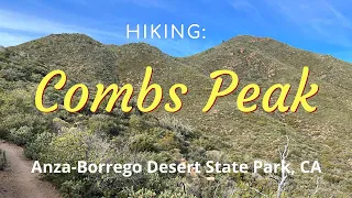 Hike #271N: Combs Peak, Anza-Borrego Desert State Park, CA (Narrative Version)