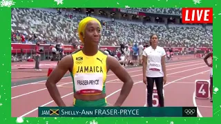 Shelly- Ann Fraser Price wins women 200m Heat 2| Olympics Tokyo 2021.