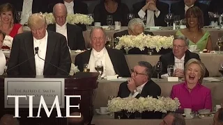 Trump and Clinton Trade Insults At Alfred E. Smith Memorial Foundation Dinner | TIME