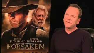 Kiefer Sutherland Talks “Forsaken” & First Time Acting With Father Donald Sutherland. Exclusive Inte