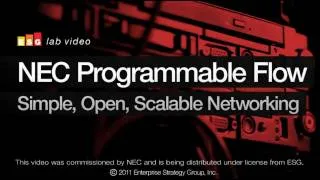 ESG Reviews and Validates NEC ProgrammableFlow, the first OpenFlow based Fabric