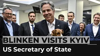 Blinken makes a surprise visit to Ukraine