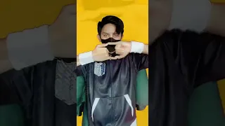 Tiktok fingerdance/handdance/tutting AttackOnTitan costplay | deadpaul19_ph