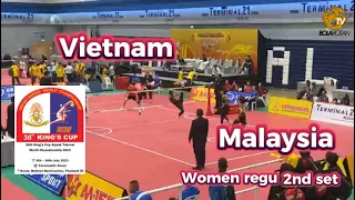 Malaysia vs Vietnam 2nd set Women Regu Kings Cup 2023