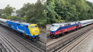 Metro-North Commuter Railroad 40th Anniversary Heritage Units On The Hudson Line (9/28/23)