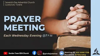 Wednesday Night Prayer Meeting || Gospel Workers || G.T.S.D.A || January 31, 2024