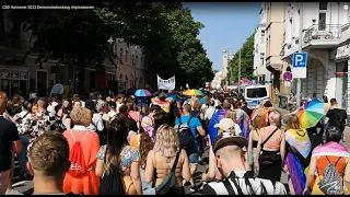 CSD Hannover 2023    Demonstrationszug Impressionen