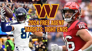 Washington Commanders 2024 Free Agent Targets: Tight Ends