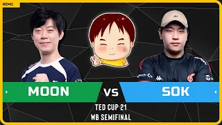 WC3 - [NE] Moon vs Sok [HU] - WB Semifinal - Ted Cup 21