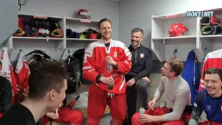 Tak się bawi szatnia reprezentacji Polski po awansie do Elity 🔝🇵🇱🏒🥅