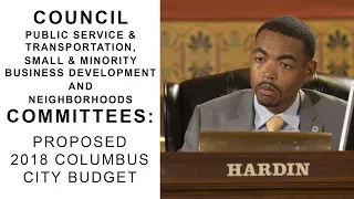 2018 Proposed Columbus City Budget Hearing 12/6/2017