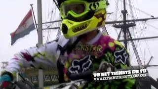 FMX Rider Libor Podmol jumps in Holland